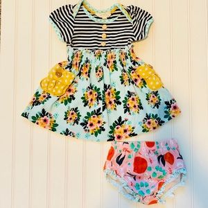 Matilda Jane dress with bloomers